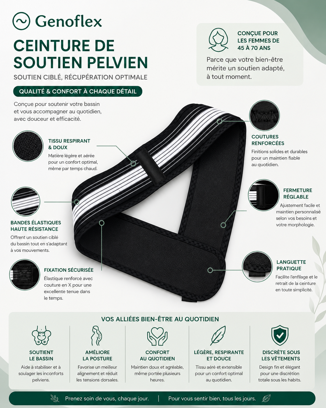Genoflex - Ceinture de Recuperation
