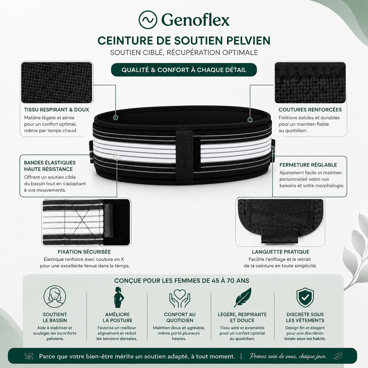 Genoflex - Ceinture de Recuperation